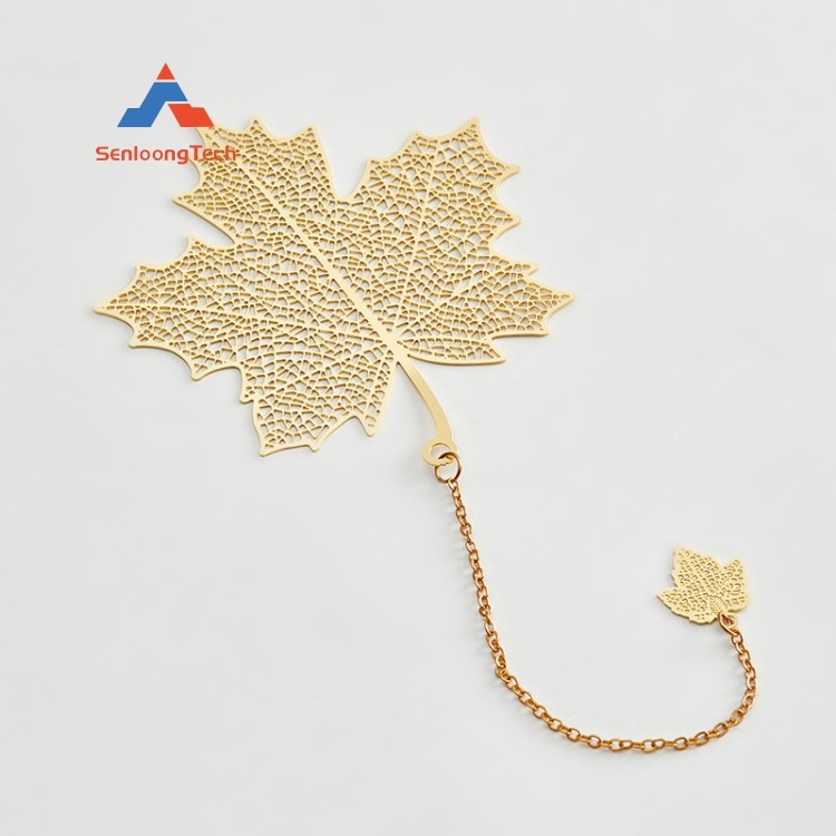leaf shaped metal links charms for jewelry