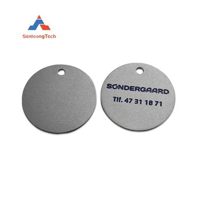 Etichette della targhetta in metallo inciso