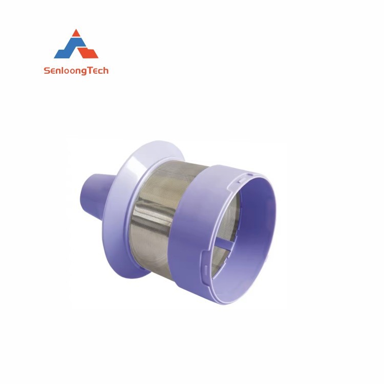 Vacuum cleaner purple metal filter